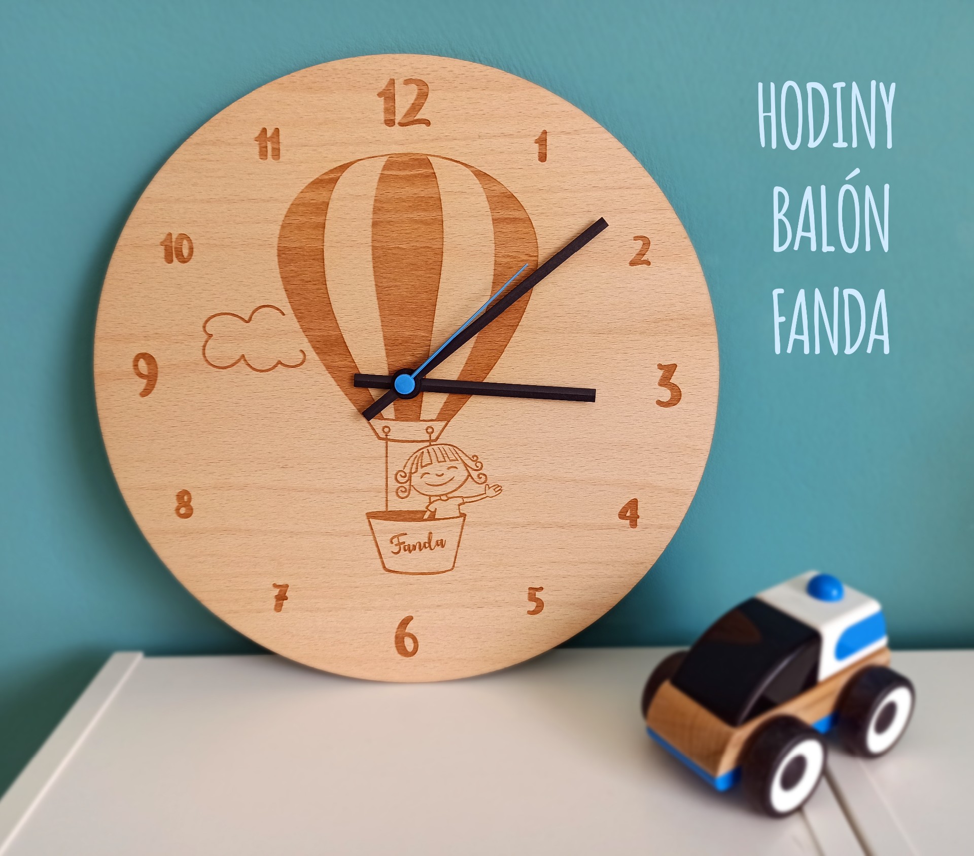 hodiny balon Fanda popis